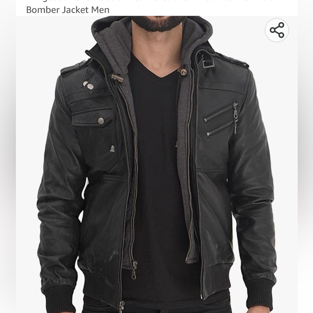 Blingsoul Men’s Bomber Jacket NWOT